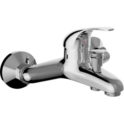 Miscelatore vasca in ottone cromato con deviatore Fast (1/2)