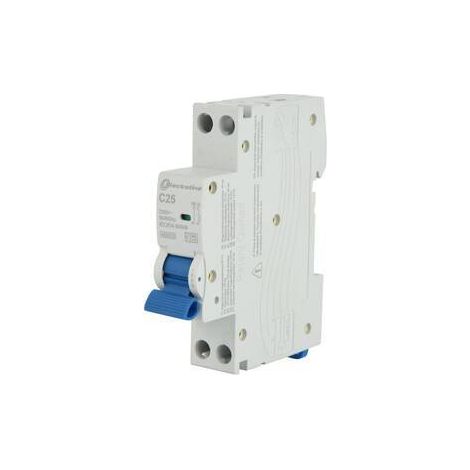 2 x INTERRUTTORE MAGNETOTERMICO 25A 1P+N 4,5KA