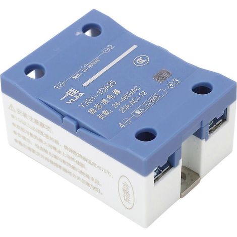 Einphasen-Halbleiterrelais, 3 bis 32 V DC Eingang, 24 bis 480 V AC Ausgang, Halbleiter-Widerstandsregler