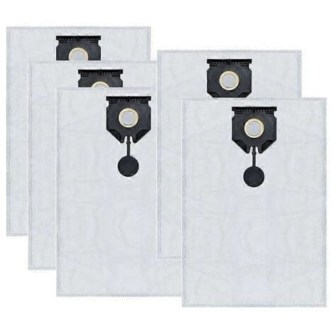 Lot de 5 sacs à poussière haute filtration pour aspirateur Karcher 2.889-154.0 NT 30/1 30L. (1/5)
