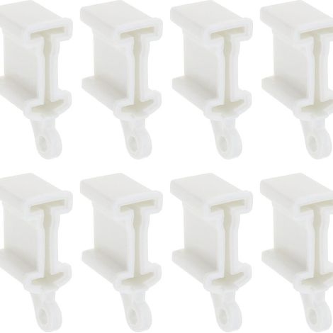 Accessoires pour rails courbes, supports de tringle à rideaux, crochets de fixation, joints d'étanchéité pour rails de rideaux/ (1/5)