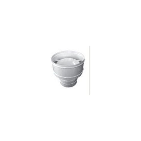 DEFLECTOR ESTANCO ANTI-RETORNO LACADO BLANCO. (1/4)