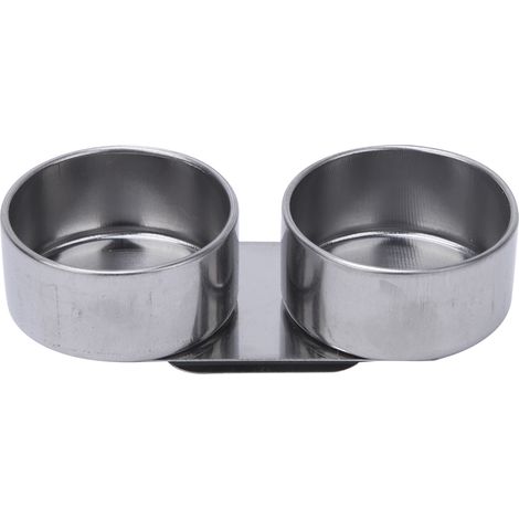 Pinceau double en acier inoxydable pour palette d'art, grand pot à huile avec couvercle pour peinture (1/5)