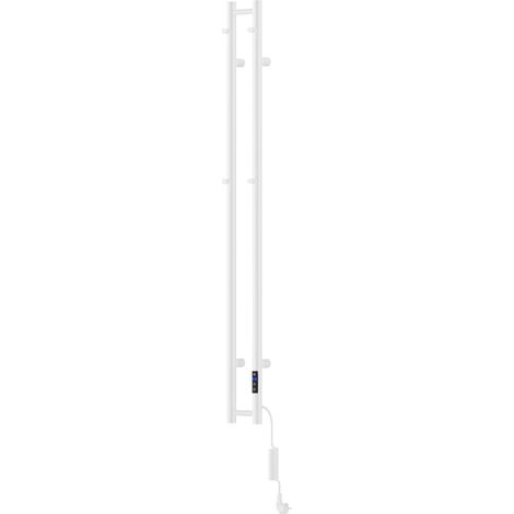 Mexen Pino radiatore elettrico con ganci per asciugamani 1405 x 137 mm, 150 W, bianco - W301-1405-137-00-20 (1/3)