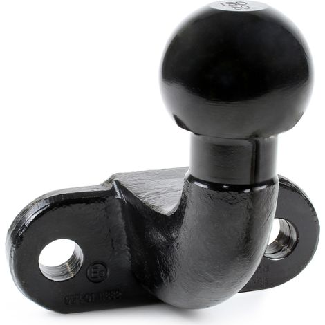 XPOtool Enganche de bola para remolque 3,5 t 50 mm para coches, camiones y tractores 2 orificios
