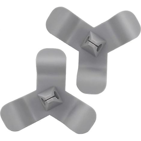 Lot de 2 organisateurs de câbles, supports de câbles auto-adhésifs, clips de fixation. (1/2)