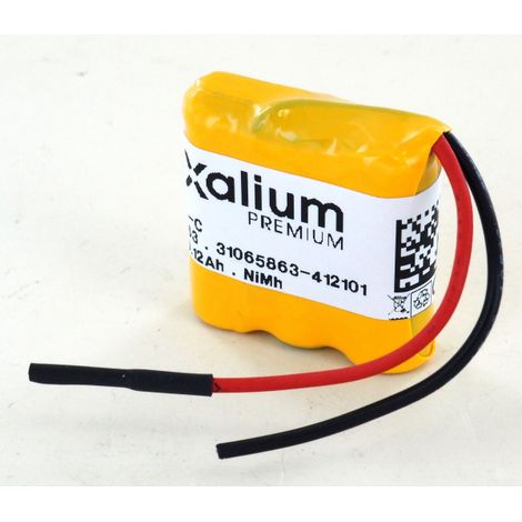 Batteria NiMh da 7,2 V 120 mAh per regolatore differenziale Catex DT-170 Catu
