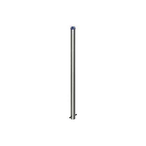 Poste barrera de acero inoxidable  con cabezal de cadena  para