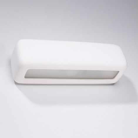 Lampade da parete Subani bianco 33x10x10cm Ceramica Sollux (1/2)