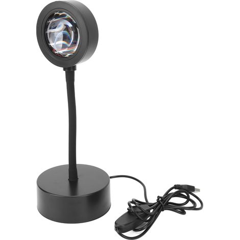 Lampe de coucher de soleil LED, projecteur d'ambiance changeant de couleur, 10 modes de luminosité, idéale pour séance photo et décoration. (1/5)