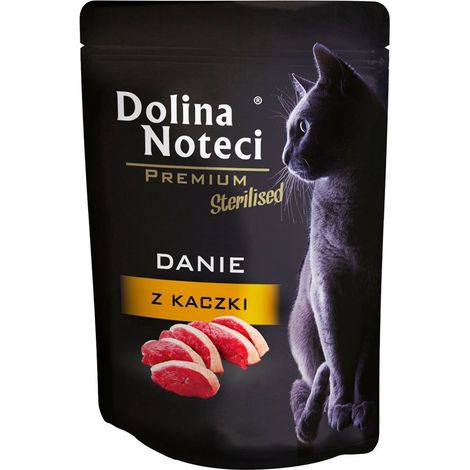 Dolina Noteci Premium Sterilised Duck Dish – Nassfutter für sterilisierte Katzen – 85 g (1/2)