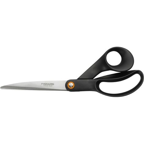 Ciseaux multi-fonctions de Fiskars aux lames tranchantes et des anneaux spécialement adaptés. réf 839962