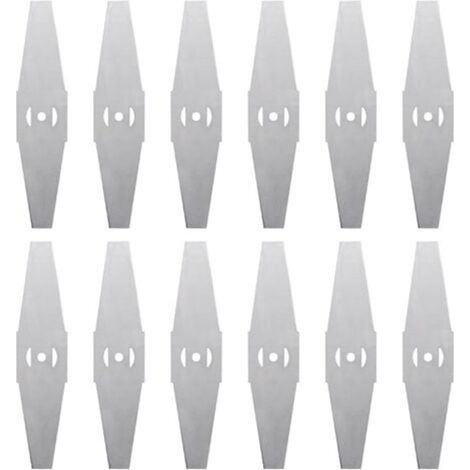 12 Fadentrimmerklingen aus Metall, Ersatzklingen für elektrische Fadentrimmer, Freischneiderzubehör, Trimmerklingen (1/5)