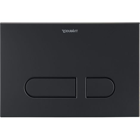 Duravit DuraSystem - Plaque de déclenchement, noir mat WD5001031000 (1/5)
