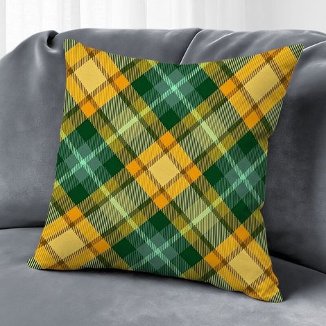 Housse de coussin carré symétrique,décoration canapé élégant,50×50cm (1/5)