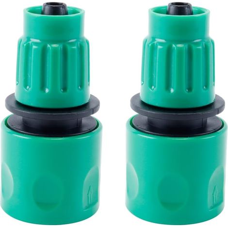 2 Pcs Garden Hose Quick Coupling Hose Pipe Replacement Kit for Expandable Hose (1/5)
