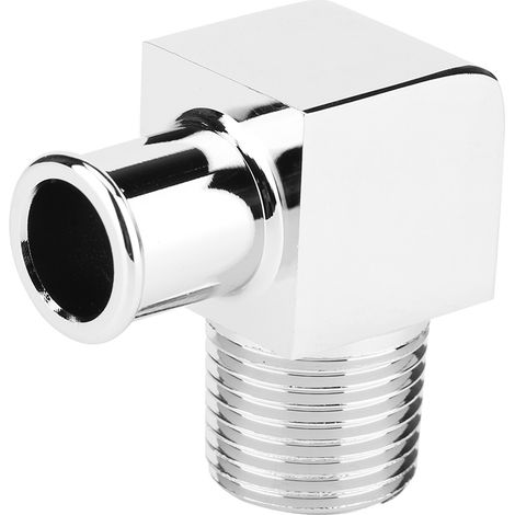 Raccord 90° pour tuyau de chauffage en alliage d'aluminium, connecteur 1/2 pouce NPT vers embout cannelé 5/8 pouce (1/5)
