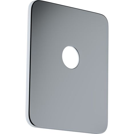 Tapa Placa Salida de Pared Simple QUICK PLOMBERIE - largo 111mm alto 134mm