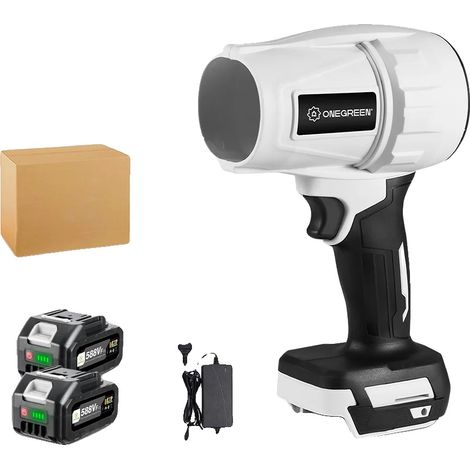 Souffleur Turbo, Moteur Sans Balais, Portable et Rechargeable, 2 588VF Ensemble de batteries (1/2)