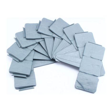 Lot de 10 bordures de jardin pliables effet pierre orange patchwork (1/5)