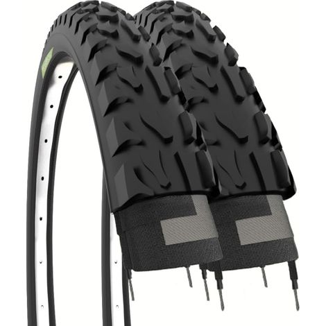 2 COPERTONI 20X2.00 (50-406) PNEUMATICI TASSELLATI BICI MTB BMX BICICLETTA 20 BIMBO CITY BIKE (1/4)
