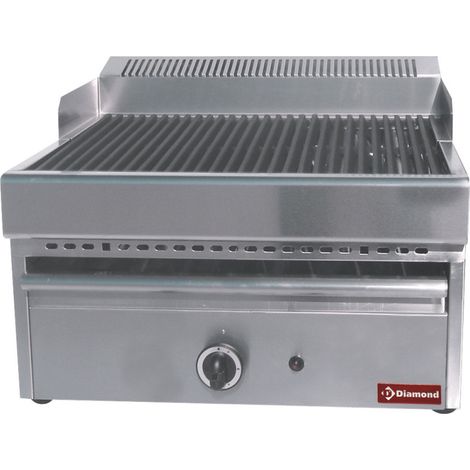 Grill- vapeur gaz avec grille en fonte - Diamond