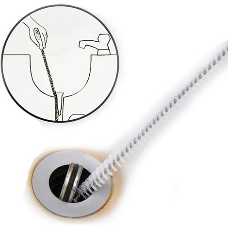 Brosse Nettoyage Drain - Furet Anti-Cheveux Pour Évier - Outil Déboucheur Canalisations - 1 Pièce (1/5)