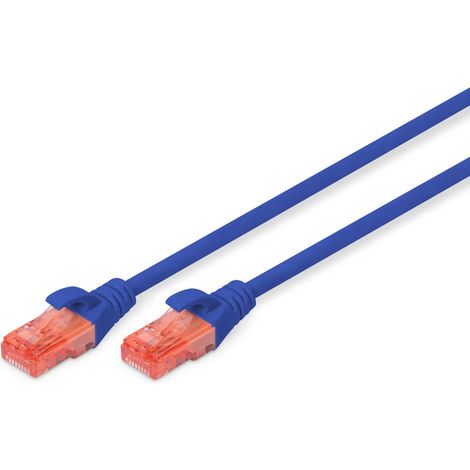 Digitus DK-1612-020/B cable de red Azul 2 m Cat6 U/UTP (UTP)