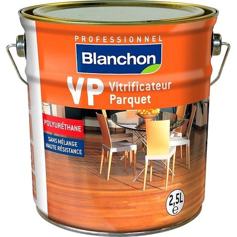 Vitrificateur parquet BLANCHON VP traditionnel chaleur naturelle et protection durable  Conditionnement: 2,5 Litres - Finition: Satin (1/2)