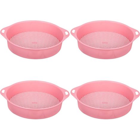 4pièces Pan Sieve Multi-Usage pour Jardinage à Sol Outil De Filtration De Terre pour Création De Bonsai Et Sols à Rempoter (1/5)