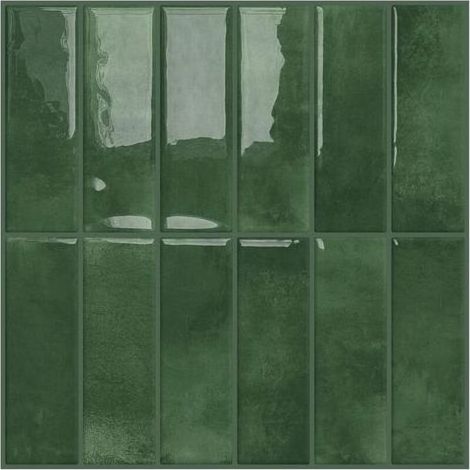 10 pcs Carrelage Carreaux Auto-Adhesif Mural Rectangulaires Credence Adhesive pour Cuisine Salle de Bain,Vert(30.5x 30.5cm) (1/5)