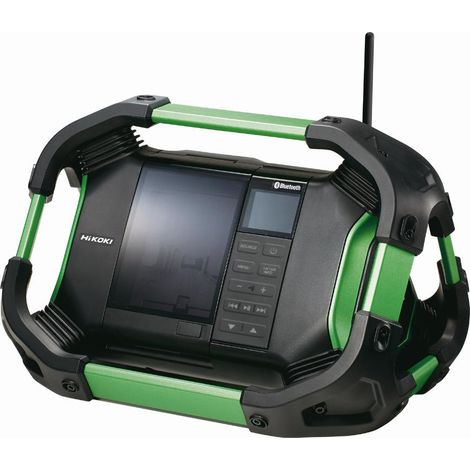 HiKOKI - Baustellenradio, elektrisch und batteriebetrieben UR18DSDLW4Z (1/4)
