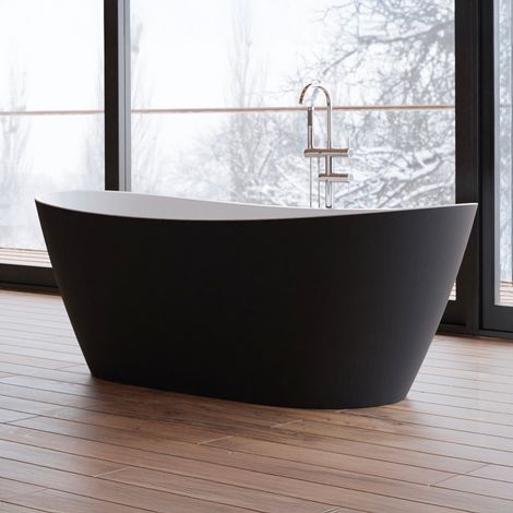 Baignoire Ilot Venecia 170 noire 170 x80 x57 cm, by SPALINA (1/5)