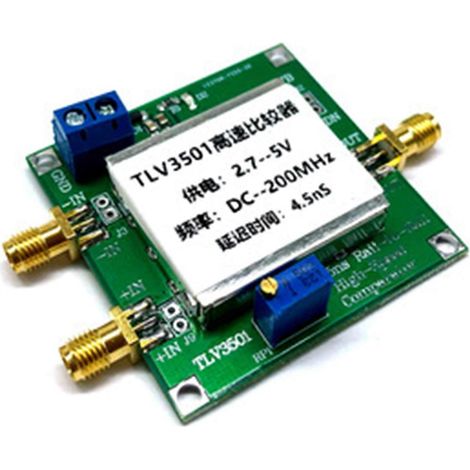 TLV3501 Frequenzmesser-Front-End-Shaping-Relais-Leistungs-Digitalmodul mit 4,5 ns ultraschnellem Komparator für Niederspannungsanwendungen