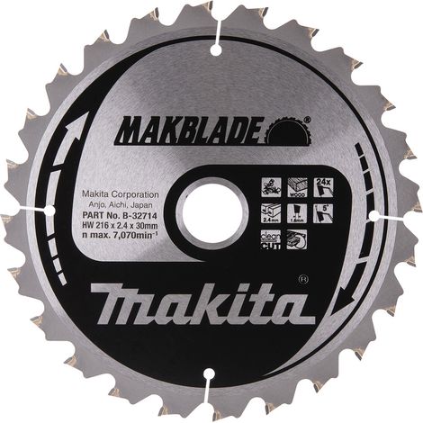 MAKITA B-32714 MAKBLADE for wood 216mm x 30mm x 24T