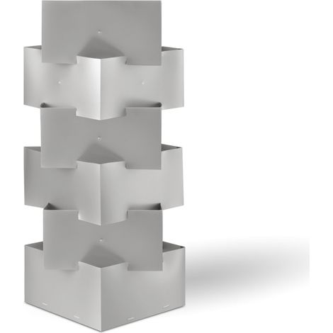 Lampada Da Scrivania-Ufficio Moderna Building Polilux ® Argento 1 Luce E27 (1/2)