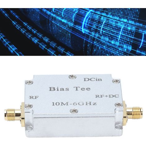 Condensateur micro-ondes DC-250V, boîtier d'alimentation RF, unité polarisée, alimentation coaxiale, blocage RF DC, 10 MHz-6 GHz, faible interception (1/5)