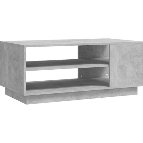Coffee Table Concrete Grey 102x55x43 cm Engineered Wood vidaXL