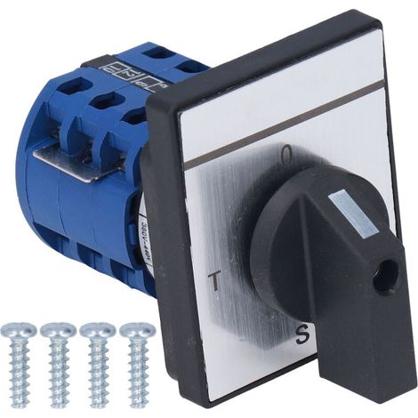 Interrupteur rotatif cam de changement de courant CA10 3 phases 4 fils (1/5)