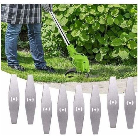 Coupe Bordure Lame De Rechange, Coupe Bordure sans Fil avec Batterie Lame en Métal, Debroussailleuse Electrique Accessoires, pour Coupe Bordure sans Fil Garniture De Jardin,Metal Blade (1/3)