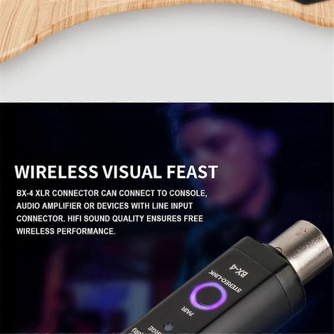 Récepteur audio Bluetooth sans fil BX-4 pour la musique (1/5)