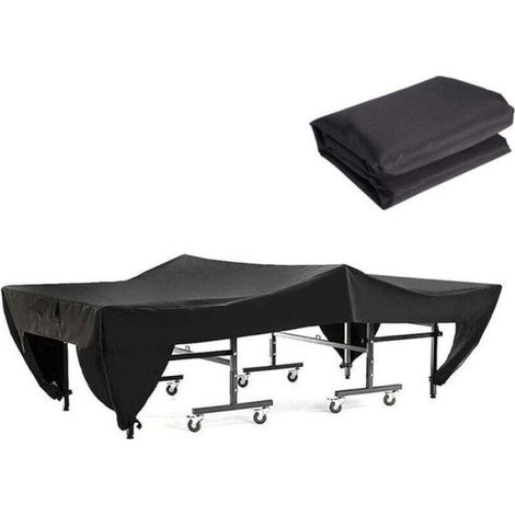 Housse de table de ping pong imperméable – Protection contre neige, pluie, UV – Dimensions 280 x 153 x 73 cm – Fixation solide (1/5)