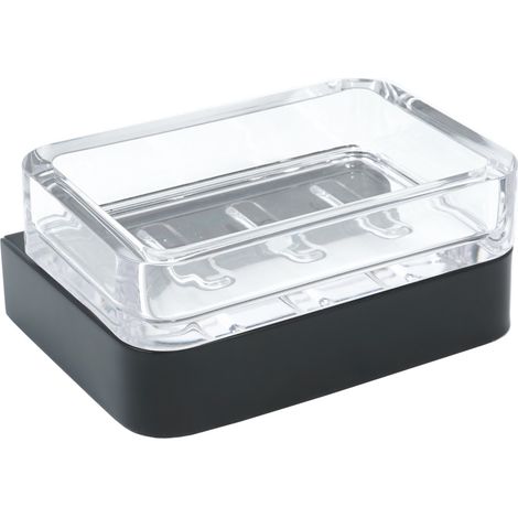 Porte-savonsavon mural noir matmod. 25 black