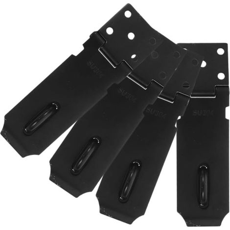 Lot de 4 loquets de porte et de tiroir en acier inoxydable (1/5)
