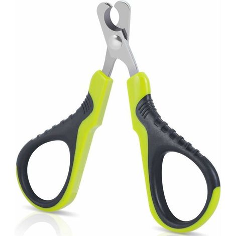 Ciseaux à ongles professionnels pour chats, coupe-ongles qualité salon pour animaux, soins des griffes à domicile avec garde de sécurité, adapté également aux petits chiens et chiots (1/5)