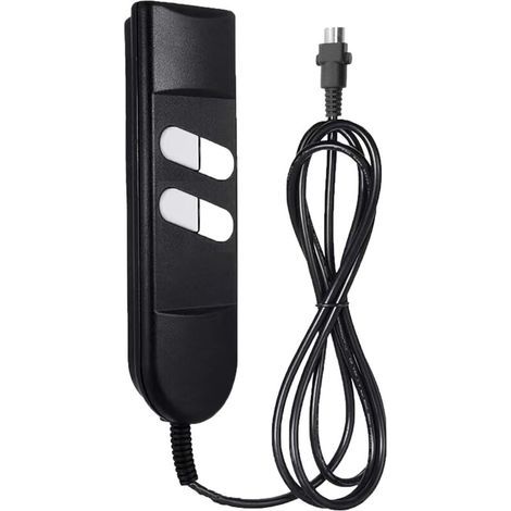 Telecommande Fauteuil, Fauteuil Releveur électrique télécommandes, Interrupteur Manuel à 4 Boutons et 5 Broches - Commande Manuelle pour Chaise de Bureau Principale, Chaise Longue (1/5)