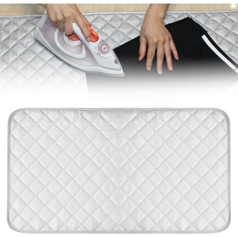Tapis De Repassage sur Table,Antidérapant Repassage Isolante Couverture,Portable pour Voyager La Maison(45×85cm) (1/5)