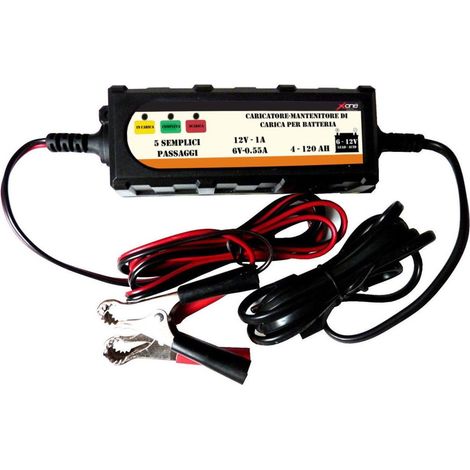 Chargeur De Batterie Plomb Mainteneur De Batterie Moto Voiture 12v