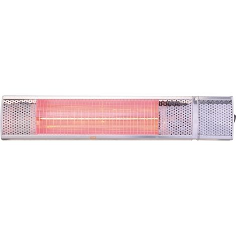 Stufa alogena da esterno antipioggia/antipolveri 2000W Vinco - 70165
