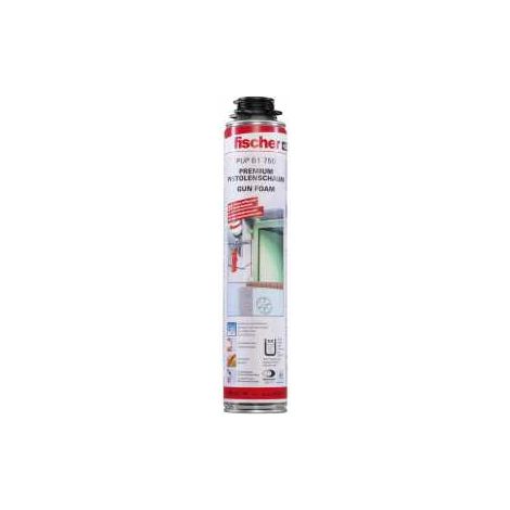 Fischer PUP HF 750 B1 Pistolenschaum Herstellerfarbe Beton-Grau 45300 750 ml (1/5)